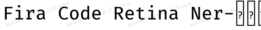 Fira Code Retina Ner字体转换